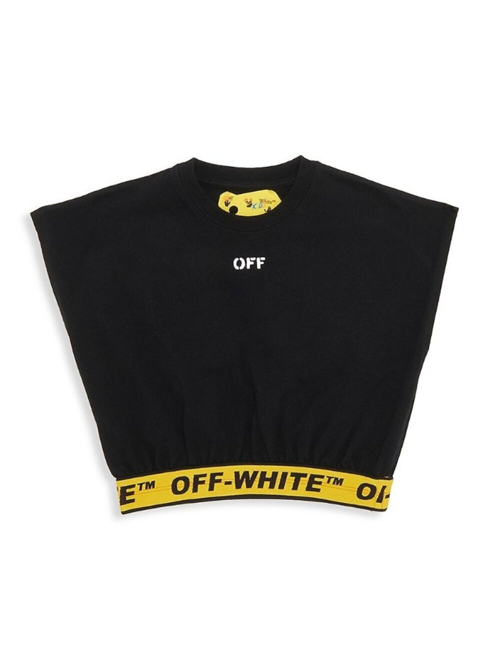 OFF WHITE Kids Cropped T-Shirt 4T, New